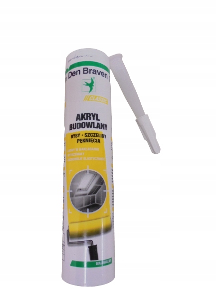 

Akryl budowlany malowalny Den Braven biały 280ml
