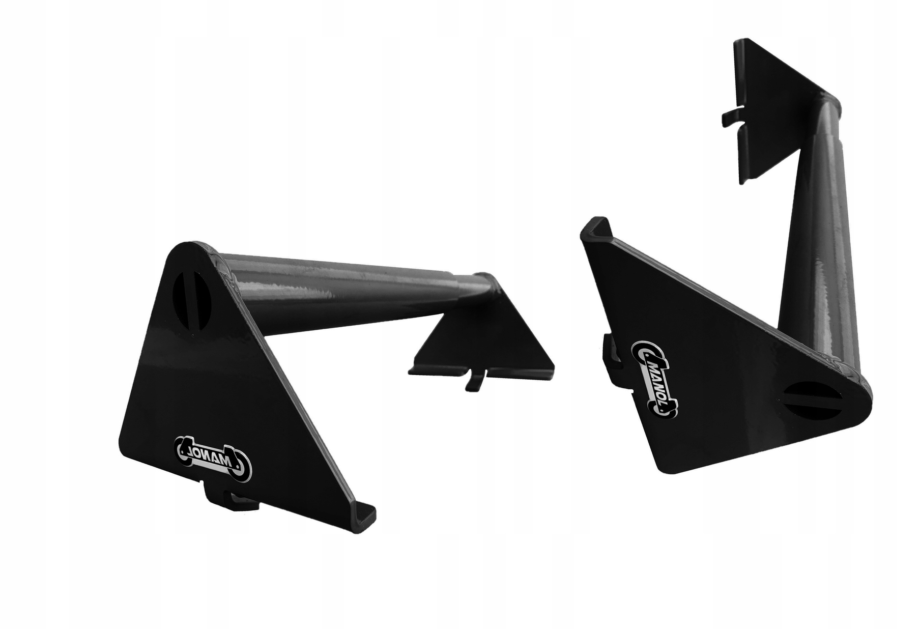 Černé blokovací zarážky pod kola pro odtahové vozy Univerzální blokovací kola vozidla