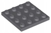 

Lego 3031 płytka plate 4x4 c. szary Dbg 10 szt N