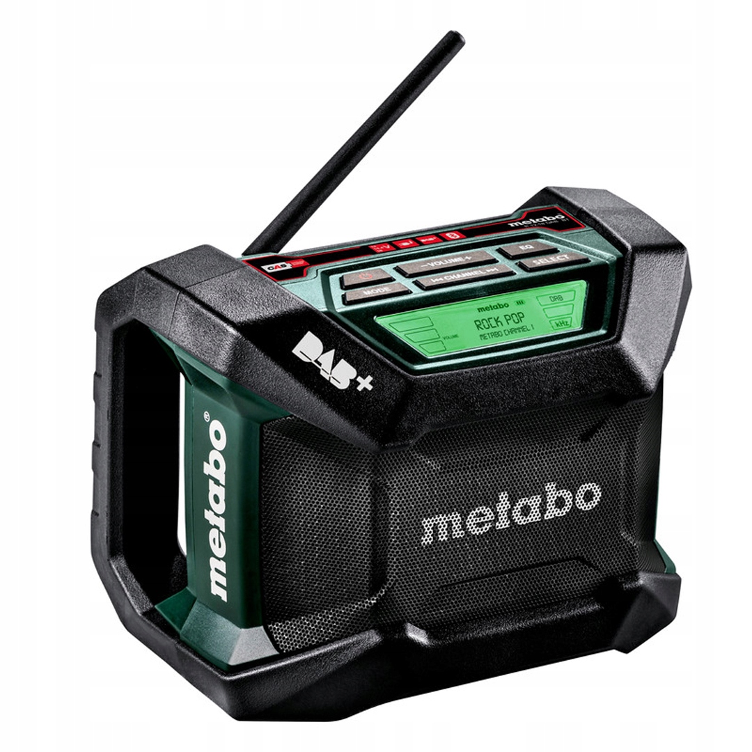 Rádio Metabo R12-18 600778850 Dab+ Bt 12–18 V Bluetooth Dab Fm Am 1,9 kg Tělo