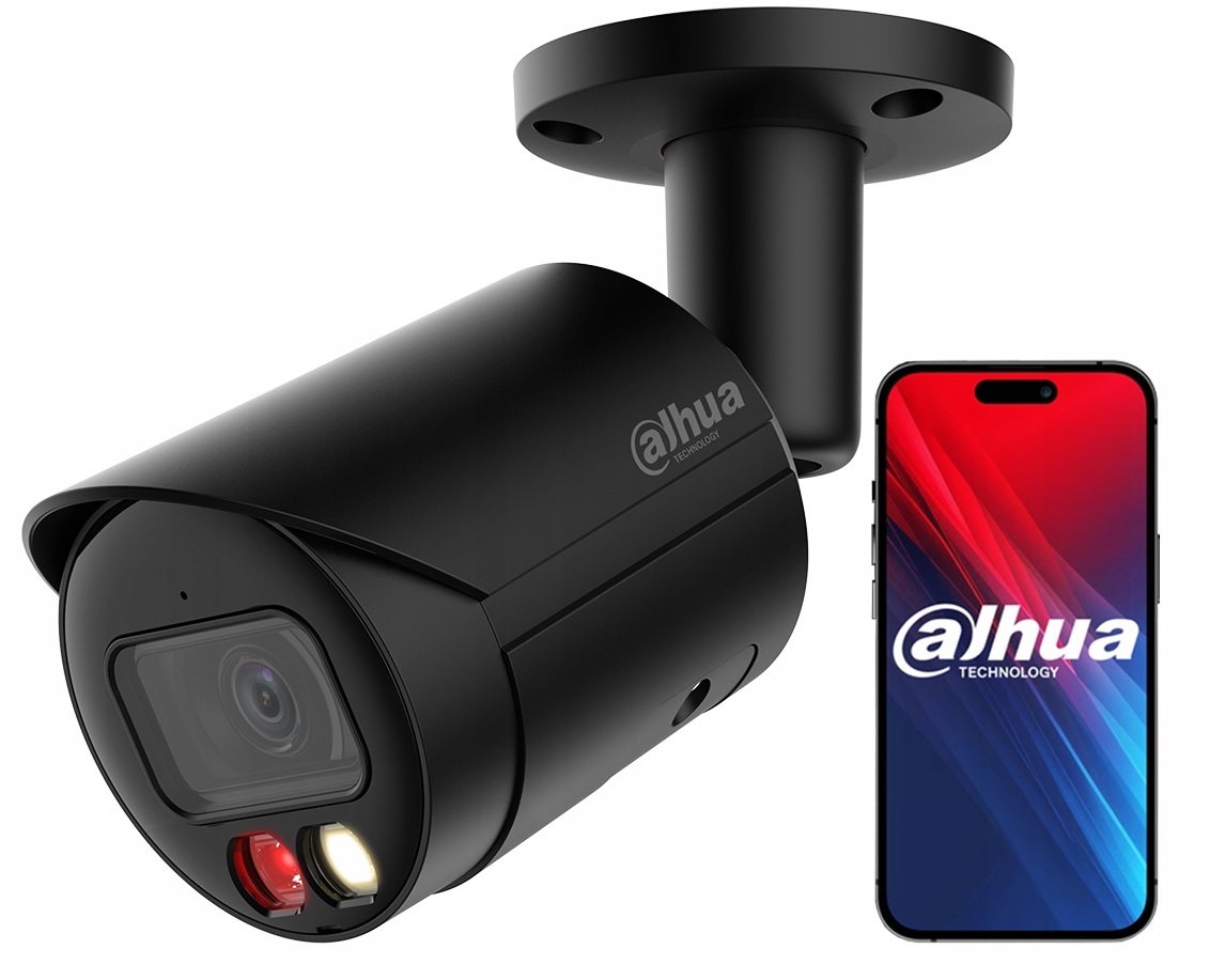 Ip kamera Dahua 4Mpx Vonkajšia s mikrofónom Slot microSD Deň/Noc Farba