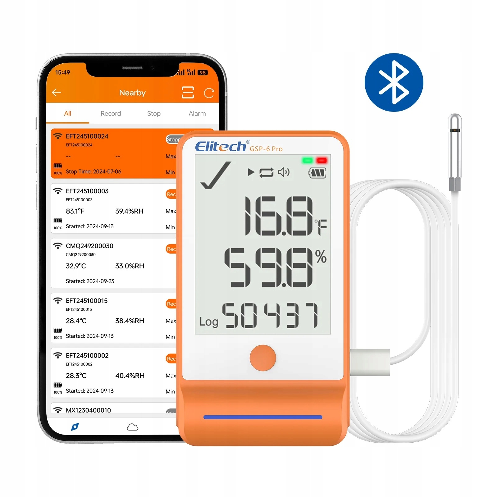 Termohigrometr Elitech GSP-6PRO