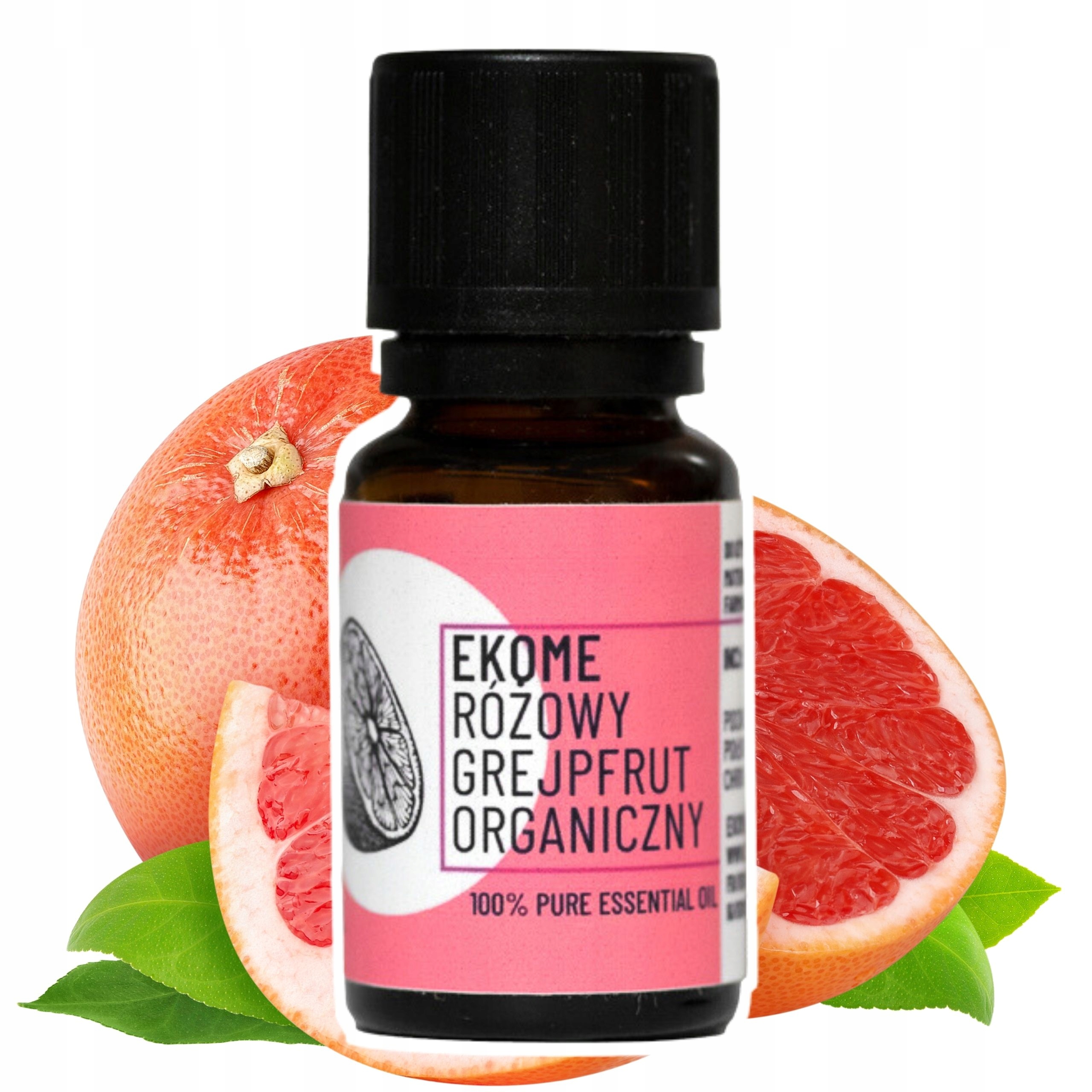 Organiczny olejek eteryczny Różowy Grejpfrut 10 ml