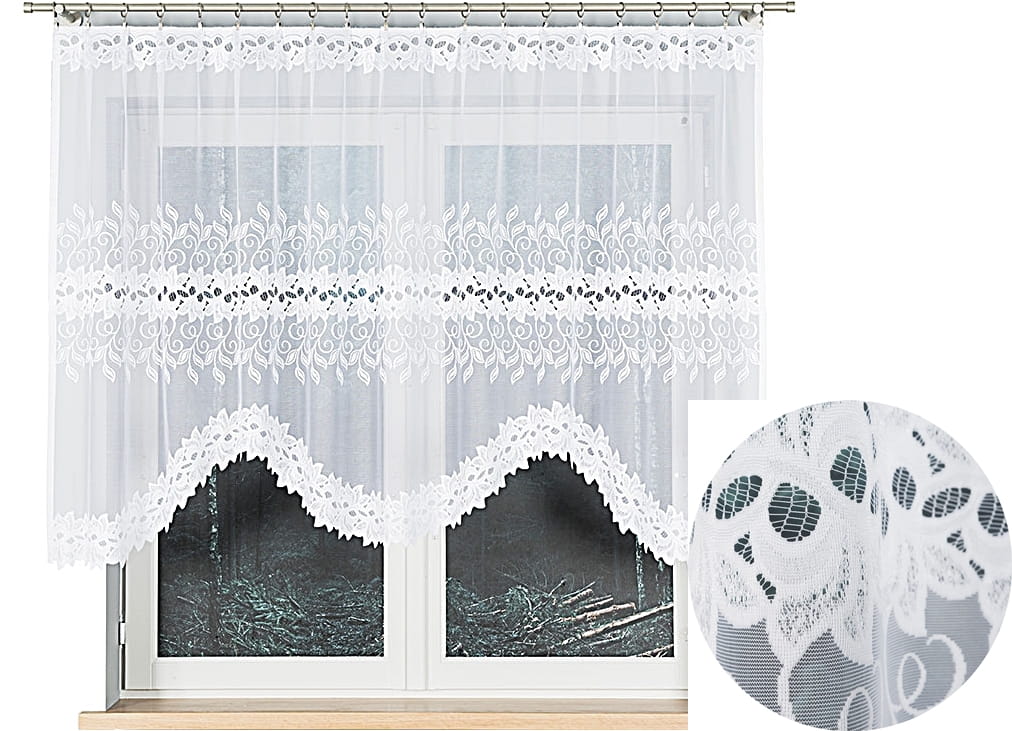 

Gotowa Firanka Żakardowa Bastia 250X130 CM
