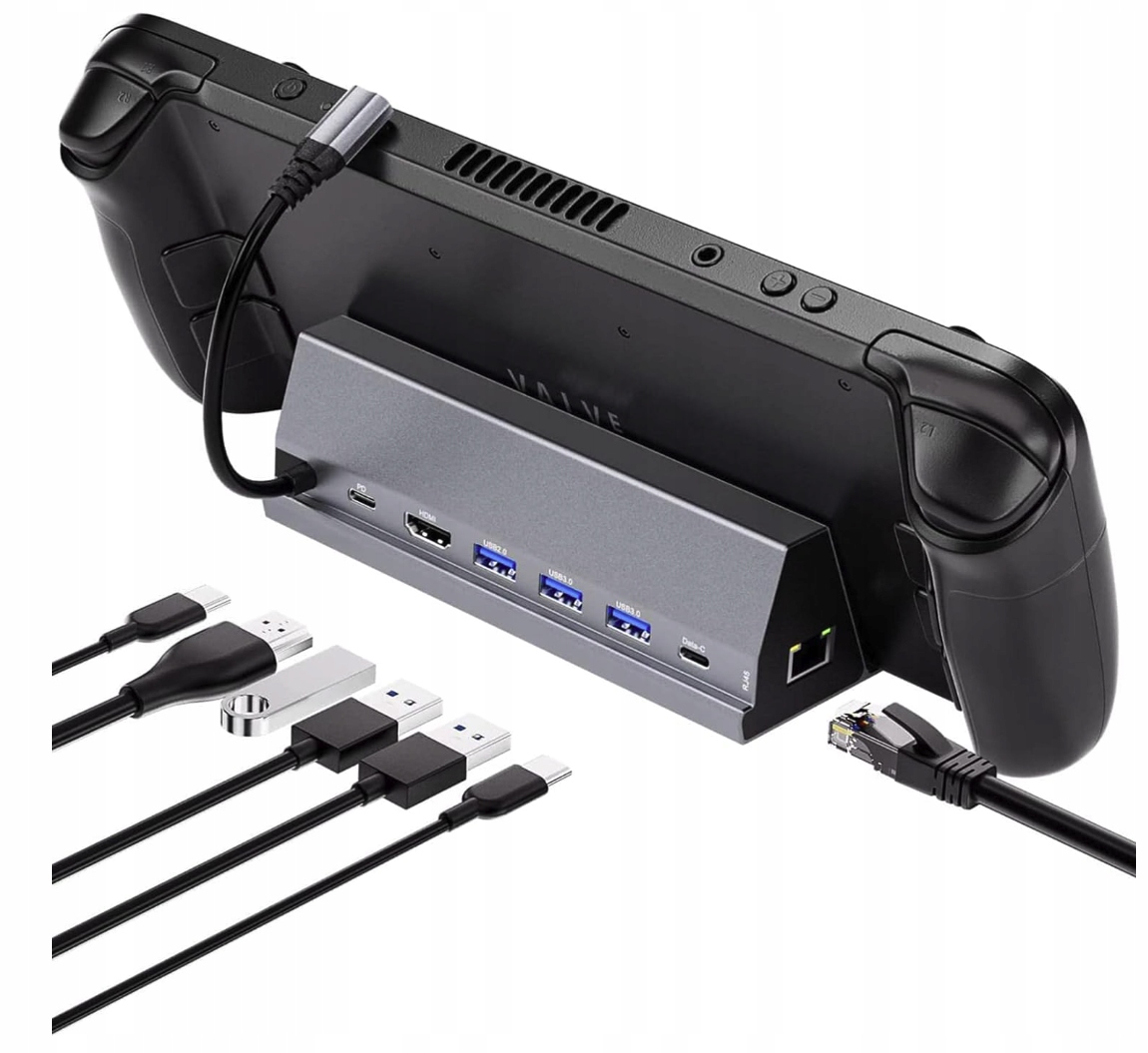 HUB USB-C do Lenovo LEGION GO / ASUS ROG ALLY HDMI 4k 60Hz USB 3.0 PD