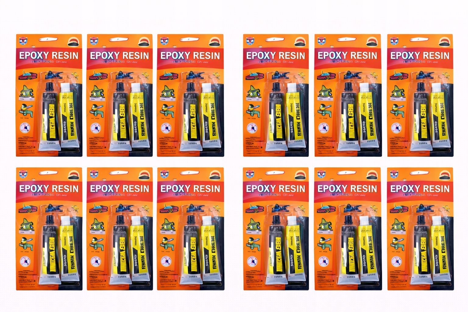 Klej Epoksydowy Dwuskładnikowy Bezbarwny 20ML Mocny Uniwersalny