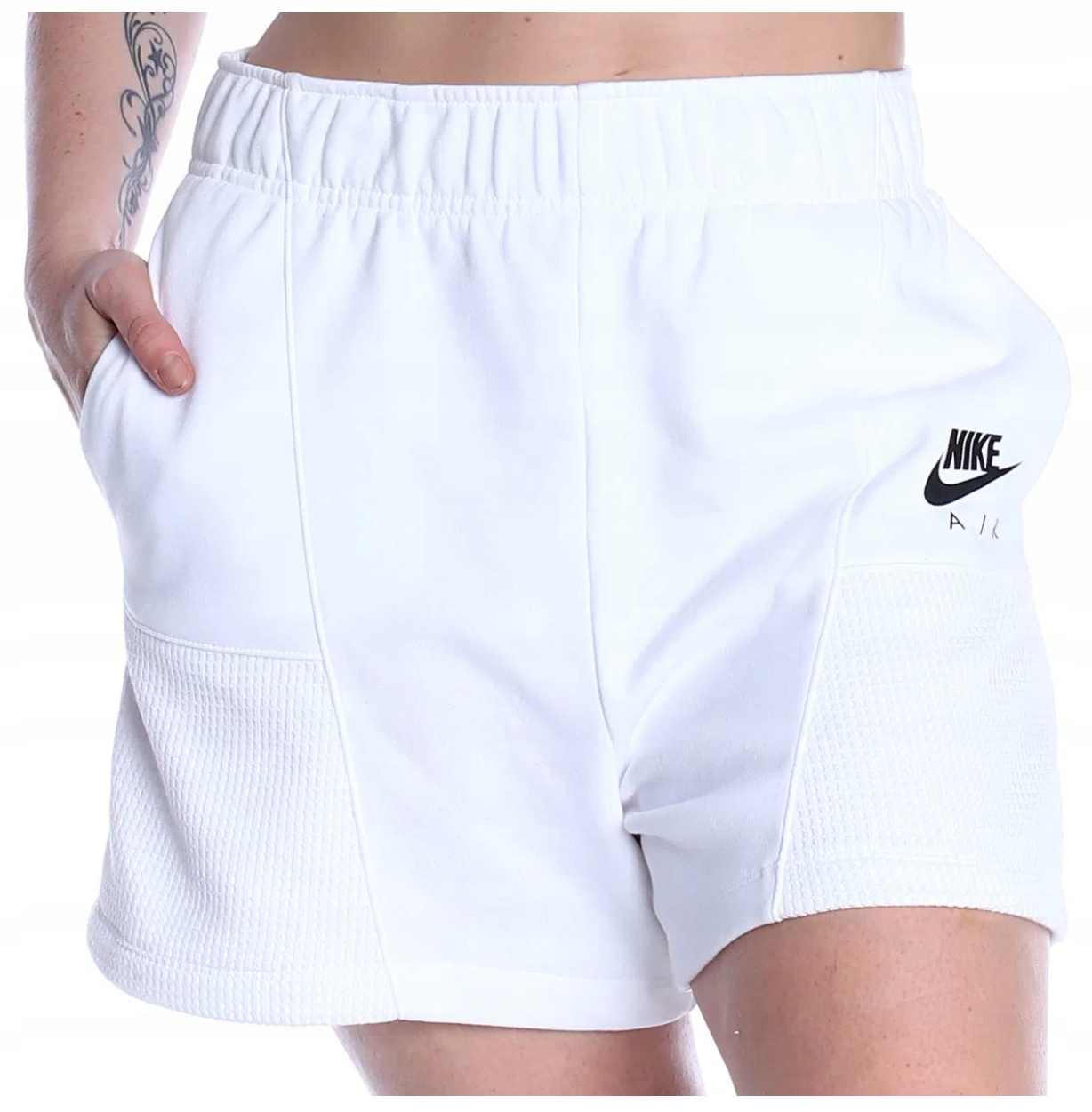 Kraťasy Nike Air Fleece Bílé Volné Měkké DM6470-100 S