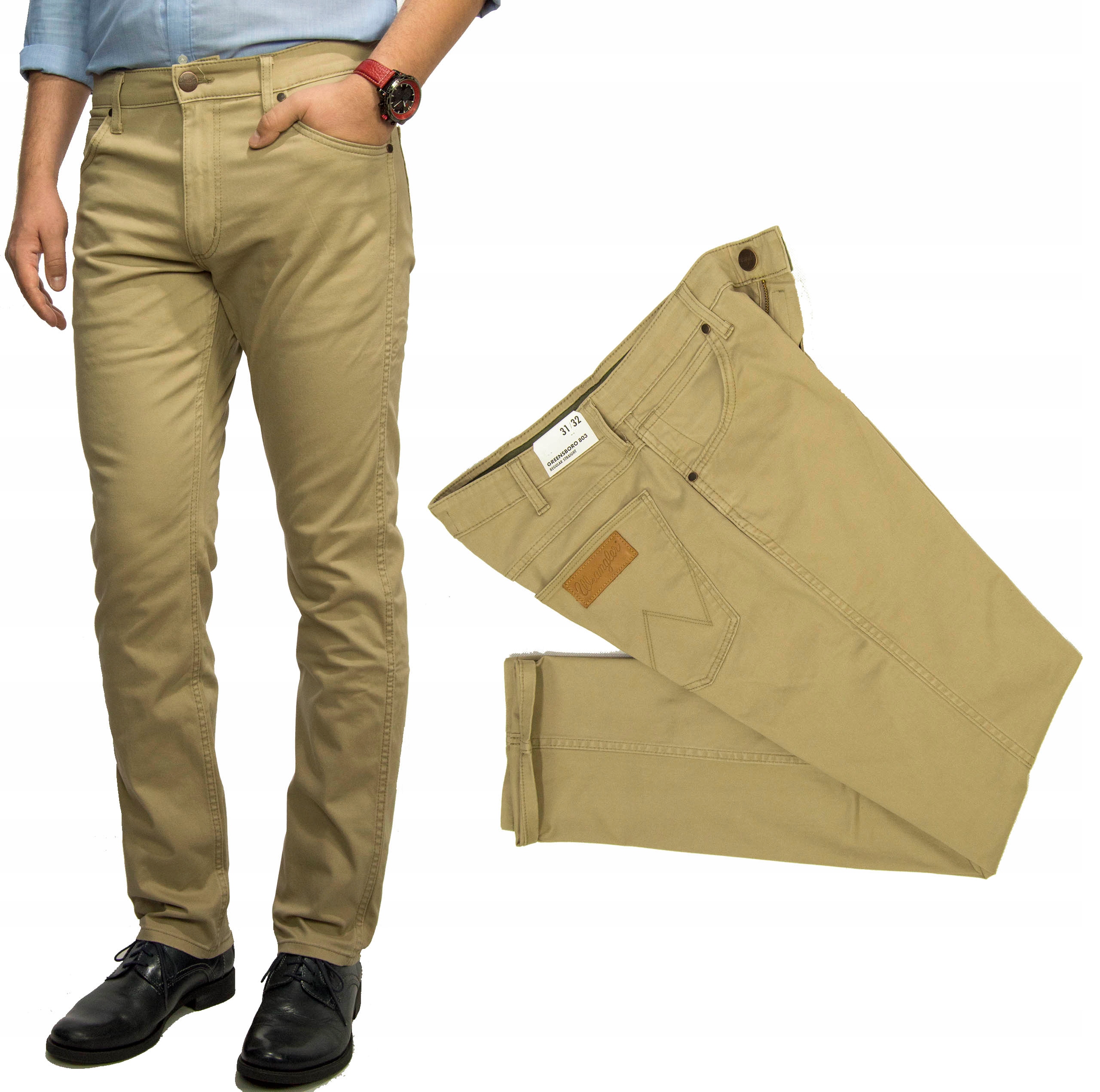

Wrangler Greensboro Dune spodnie męskie W44 L34