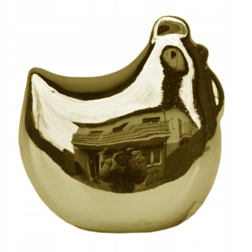

Kura Złota Wielkanoc Ceramika 6 CM