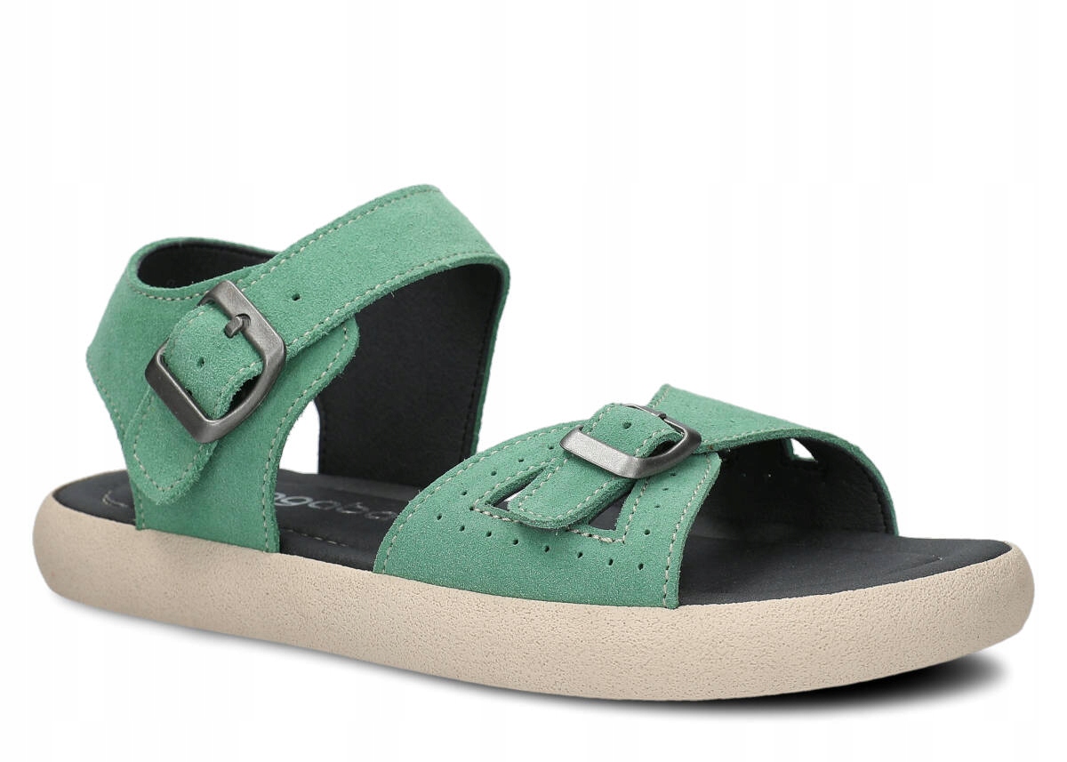NAGABA 027 MIĘTA WELUR - SANDAŁ DAMSKI - ROZMIAR 41