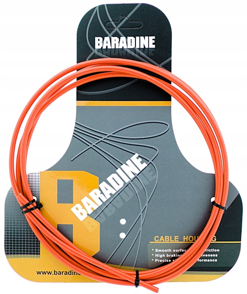 Baradine Pancerz przerzutki Pomarańcz 2,2m 1 Rower