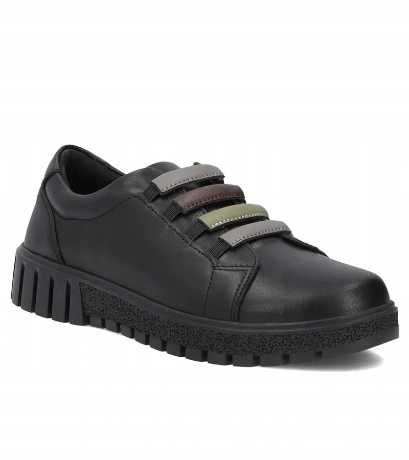 Hers Černé kožené polobotky Filippo DP8117/26 vel. 36