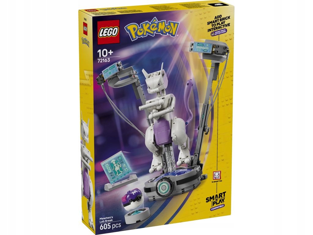 Lego 72163 Pokémon Smart Play: Útěk z laboratoře Mewtwo