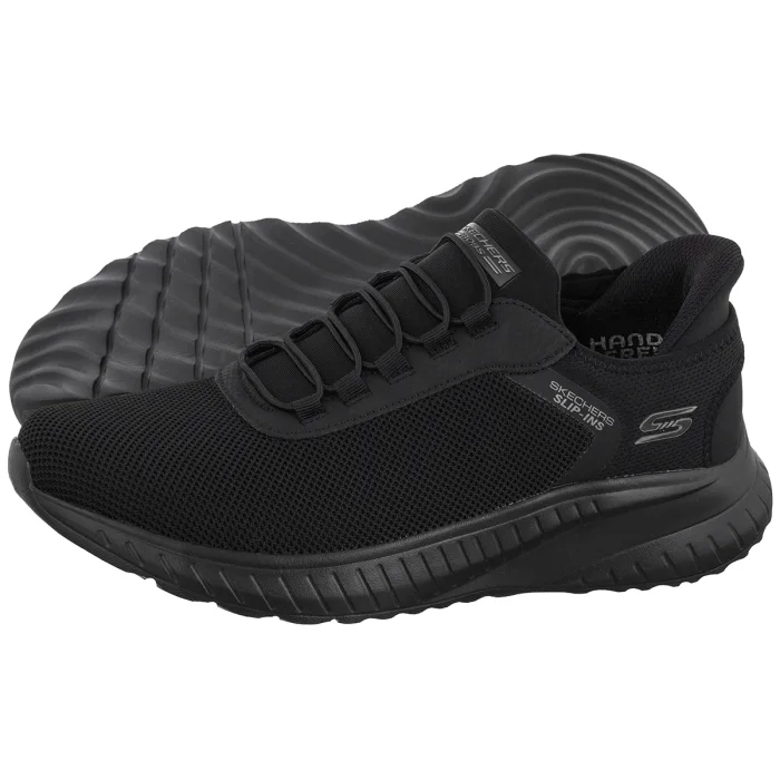 Pánské sportovní boty Skechers Bobs Squad Slip-Ins Walk 118303 Černé