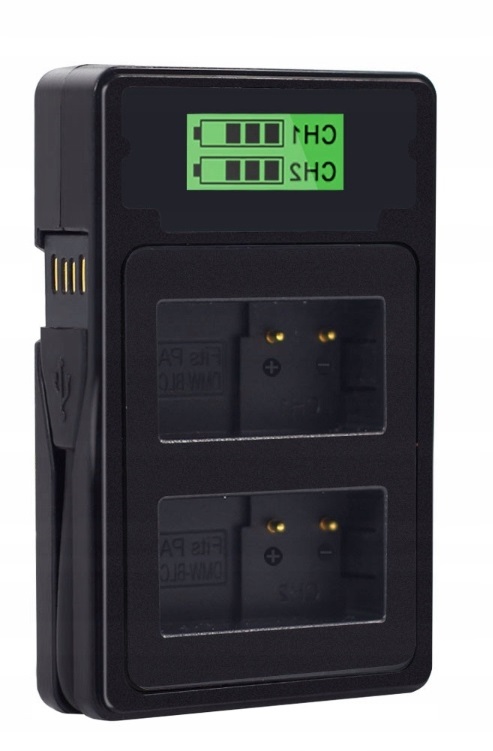 Podwójna ładowarka LCD Usb Micro-USB Fuji FinePix