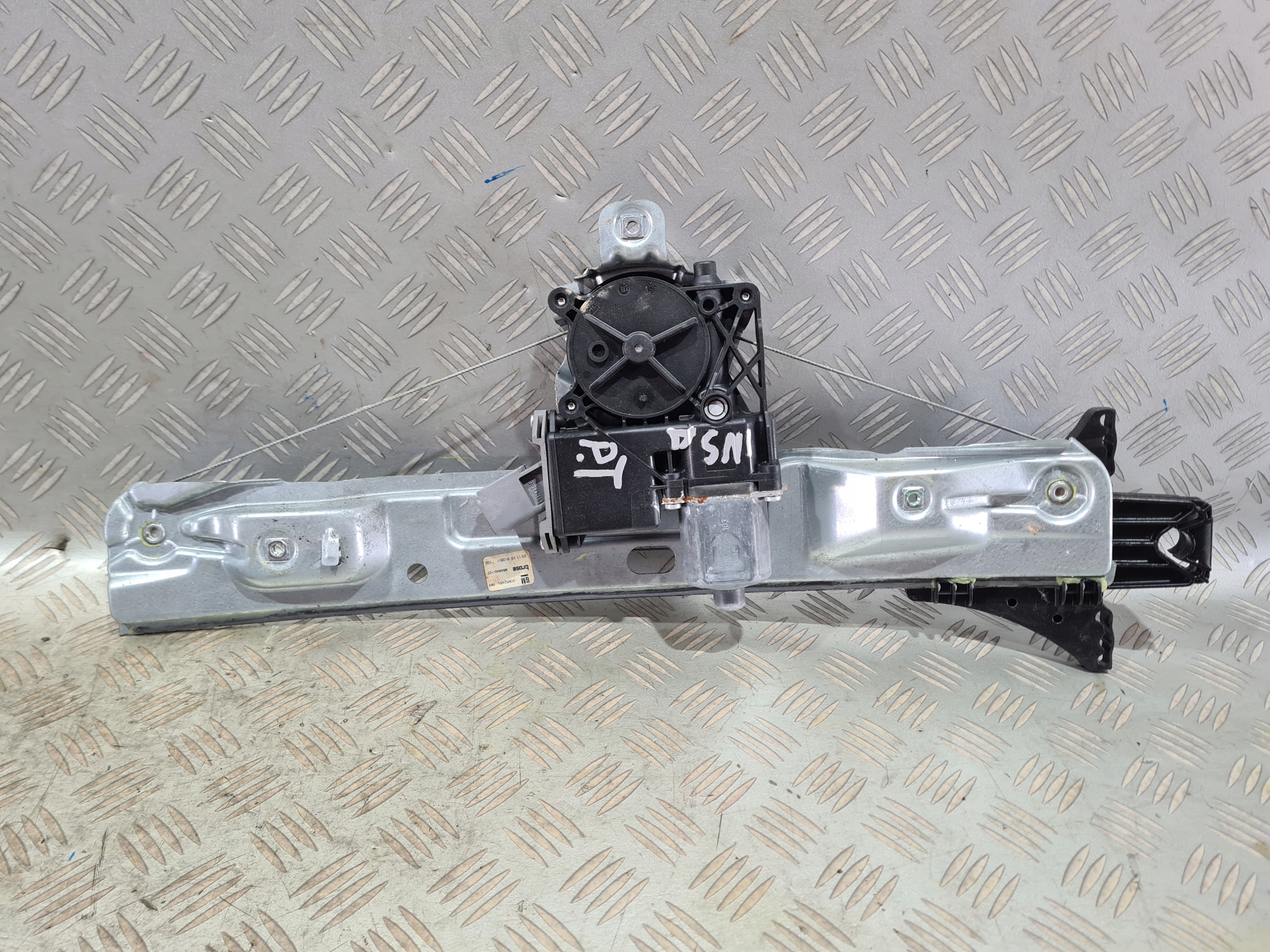 MECHANIZM PODNOŚNIK SZYBY PRAWY TYŁ STEROWNIK OPEL INSIGNIA A