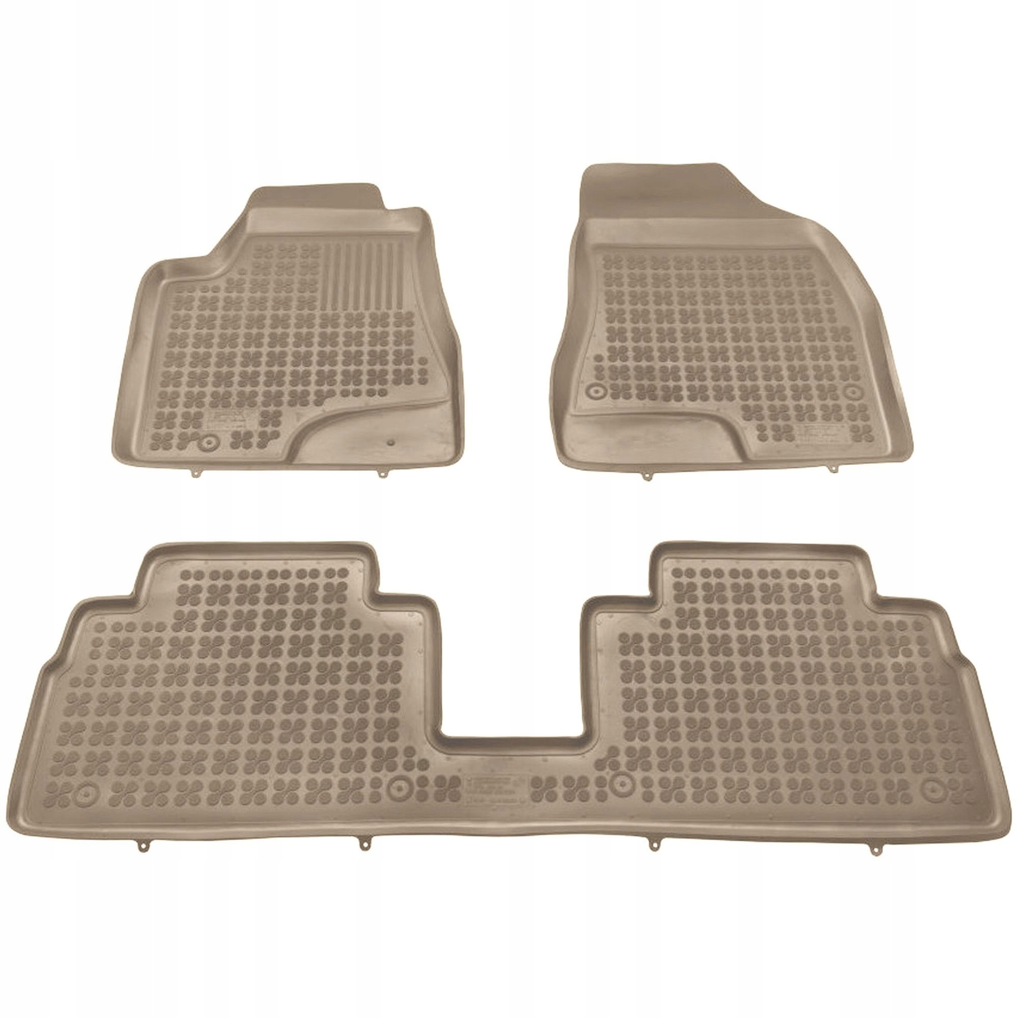 Béžové gumové rohože Lexus Rx II (XU30) 2003-2008