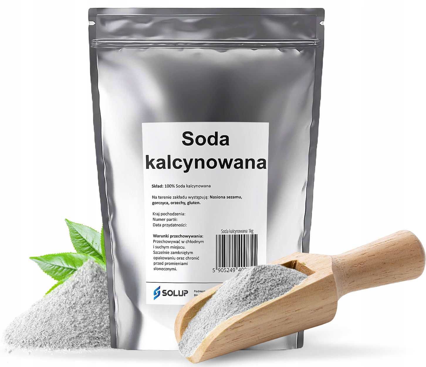

Soda Kalcynowana Piorąca Węglan Sodu 2kg