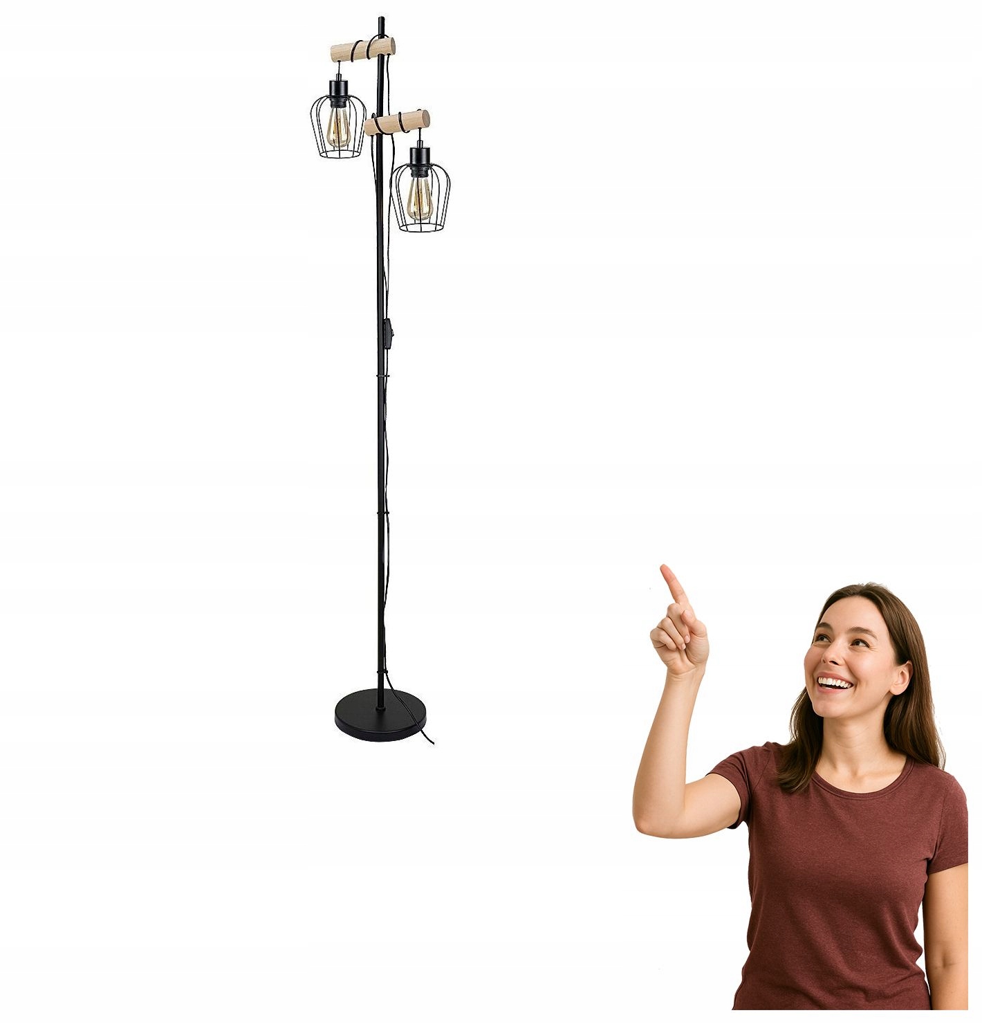 Podlahová lampa Fabian 5246 Rabalux