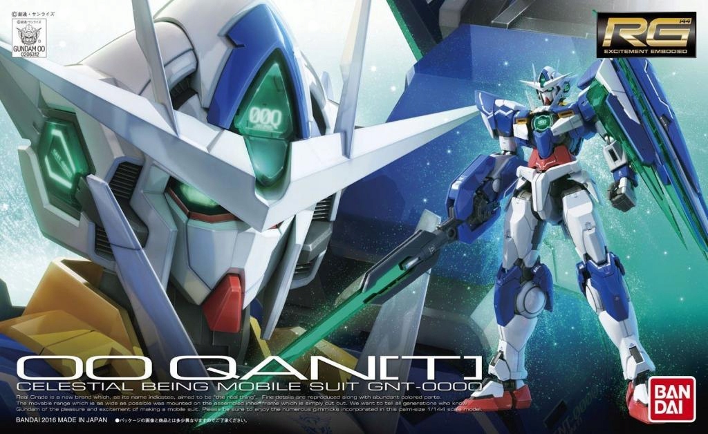 Gundam Rg 1/144 Oo Qant Model Kit