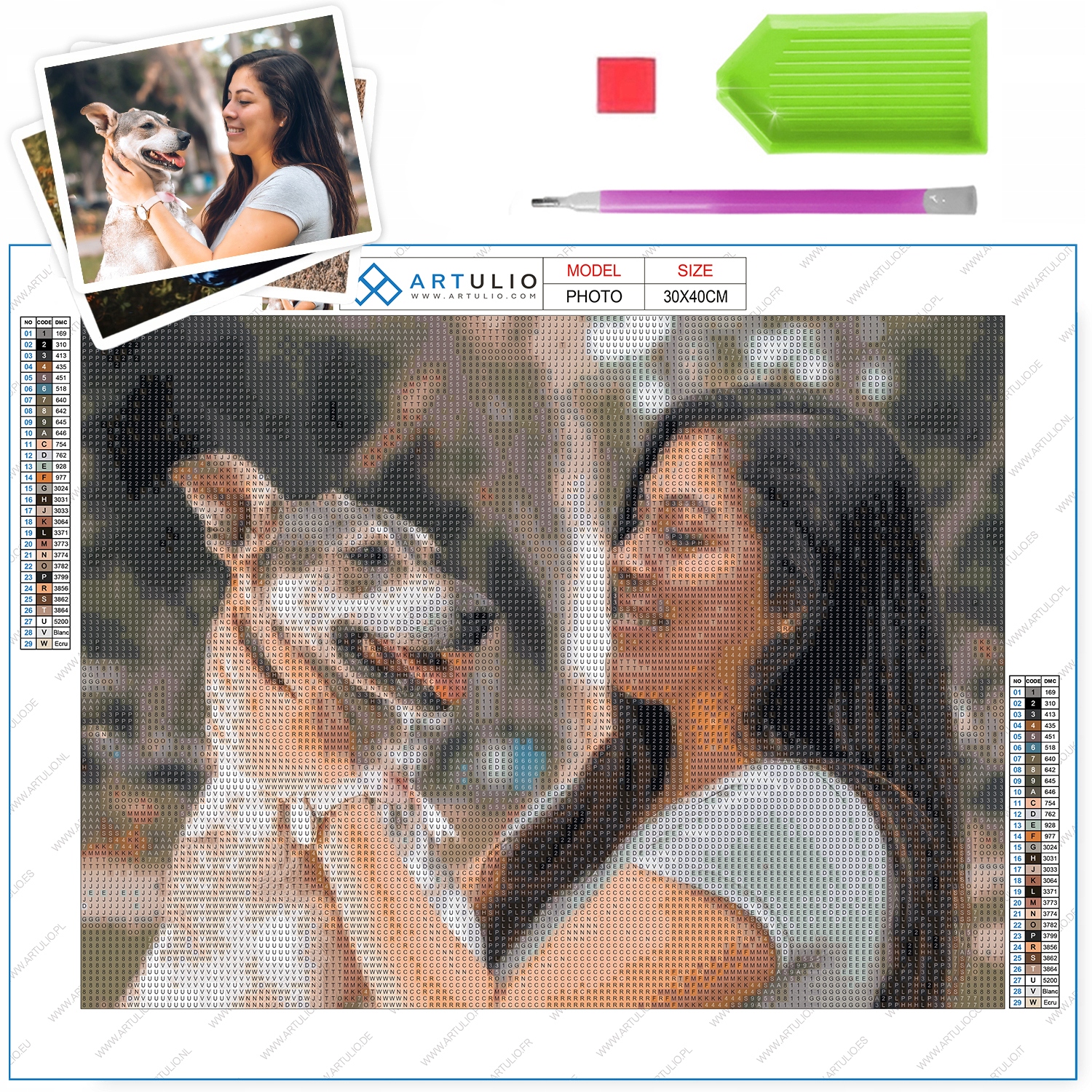 Diamentový Haft Z Fotografie 40x30 Diamond Painting