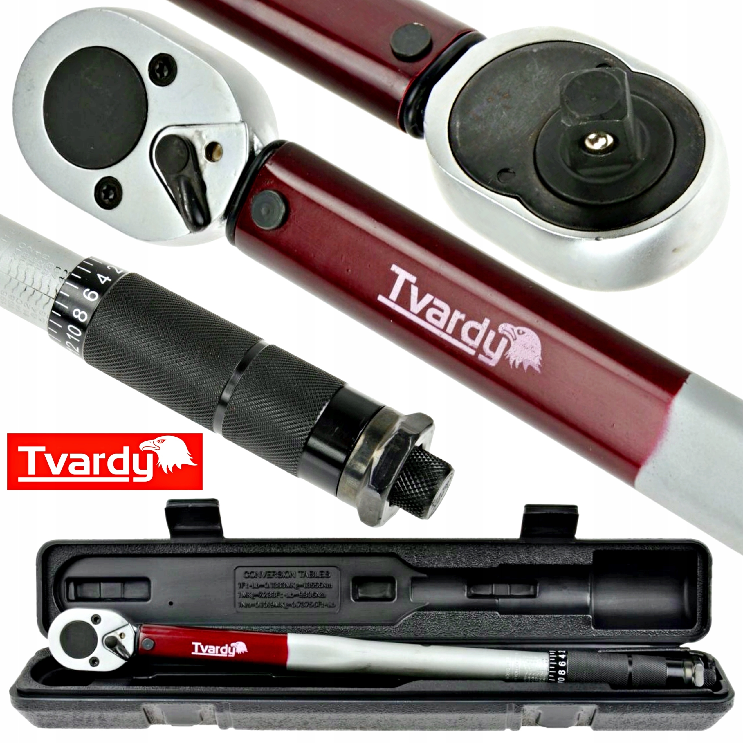 

Klucz Dynamometryczny Tvardy Profi 1/2 28-210Nm