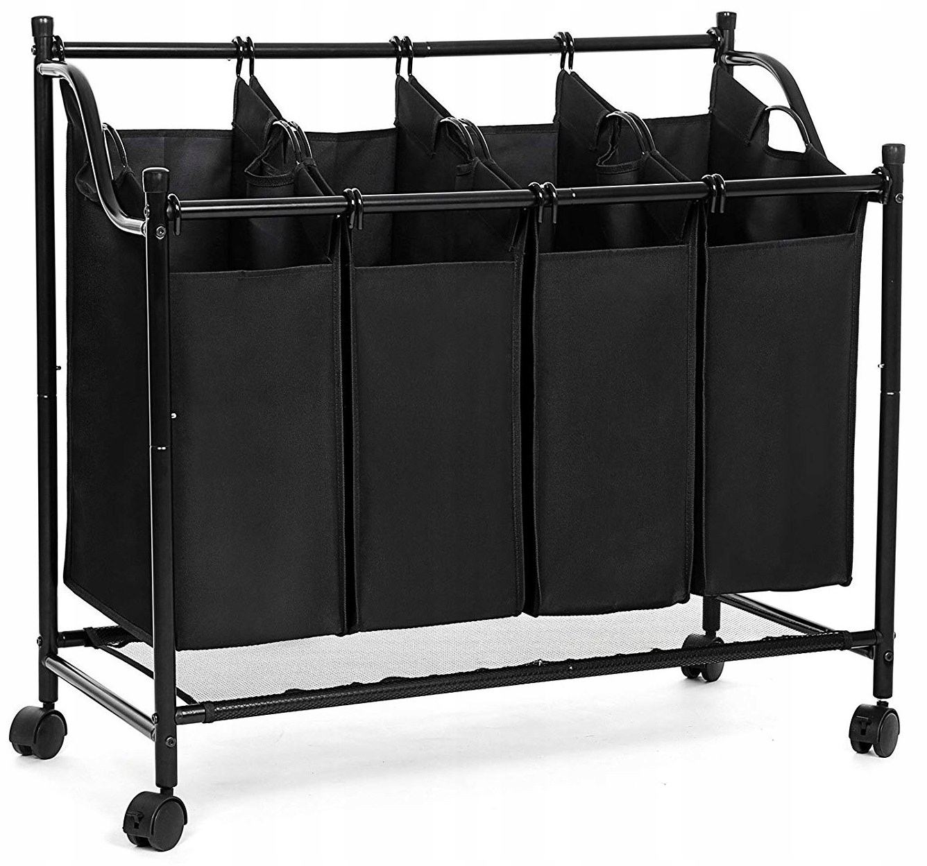 

Wózek Kosz Na Pranie Bieliznę 4 x Torba Sortownik