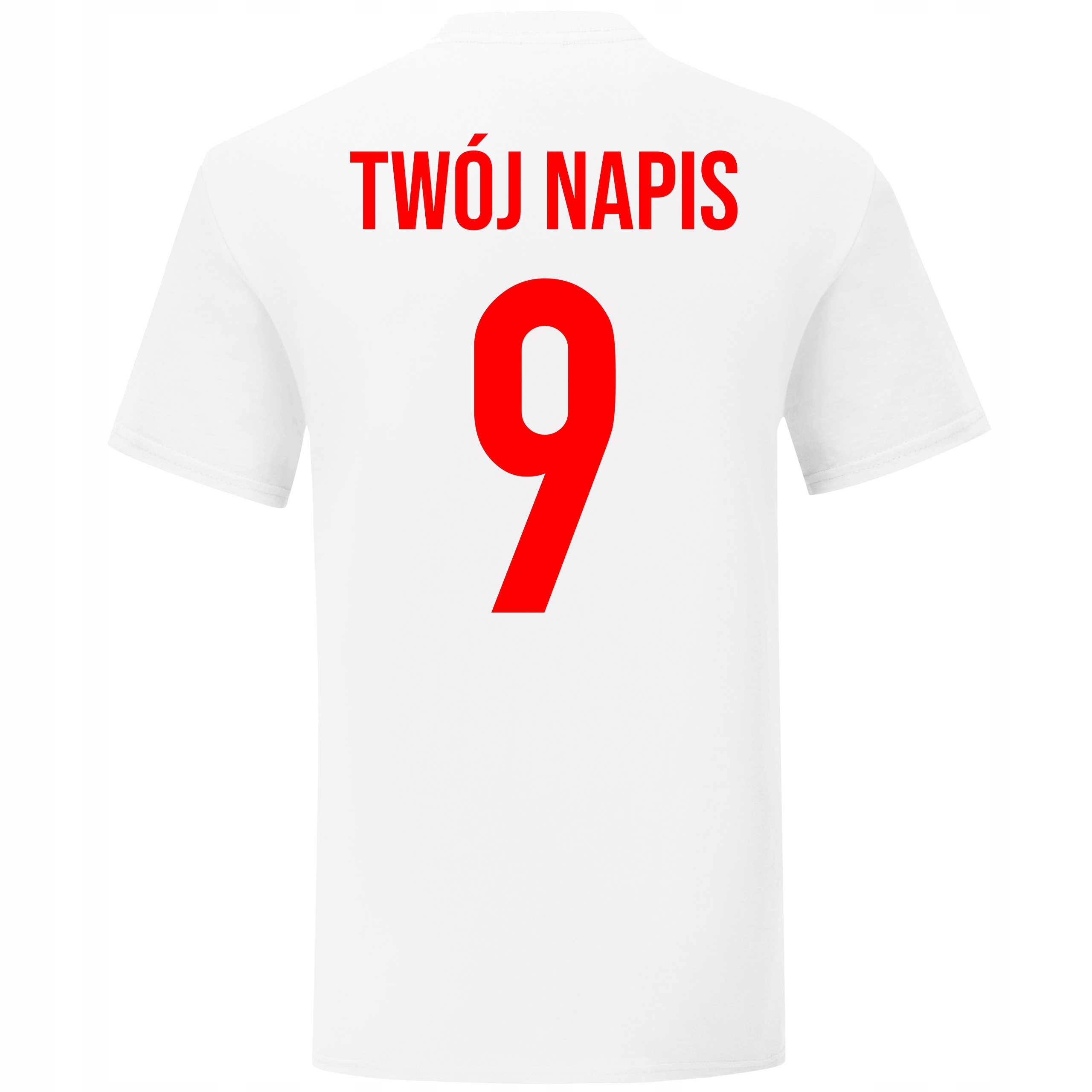 KOSZULKA PIŁKARSKA POLSKA T-SHIRT KIBICA REPREZENTACJI POLSKI POLSKA 128cm Rozmiar 128