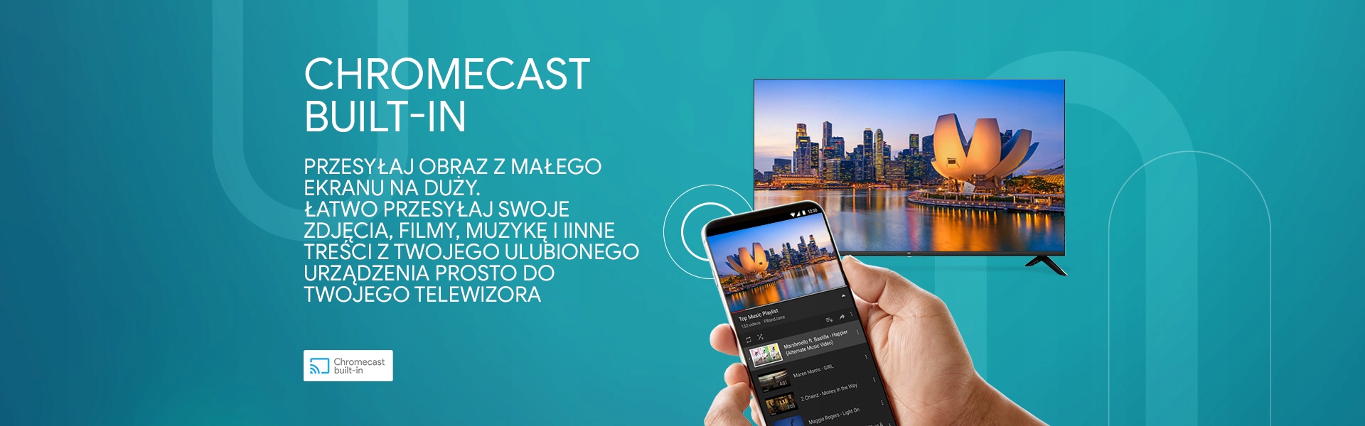 TELEWIZOR UD 55 CALI LED 4K UHD ANDROID SMART TV DVB T T2 HEVC CIENKI Liczba złączy HDMI 3