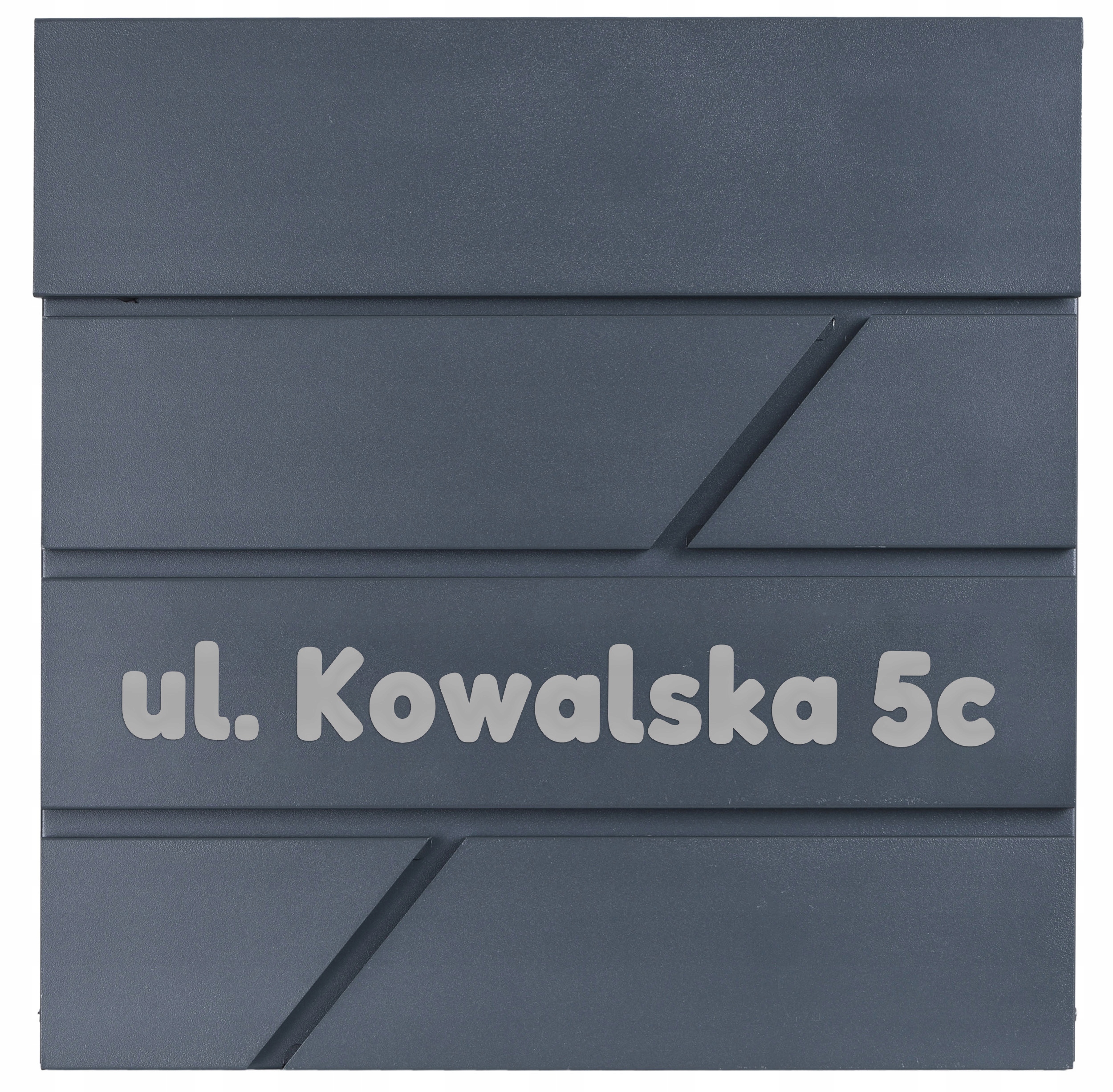 Poštovní Schránka Poštovní Antracit Číslo Domu Voděodolná, Robustní Gravírování