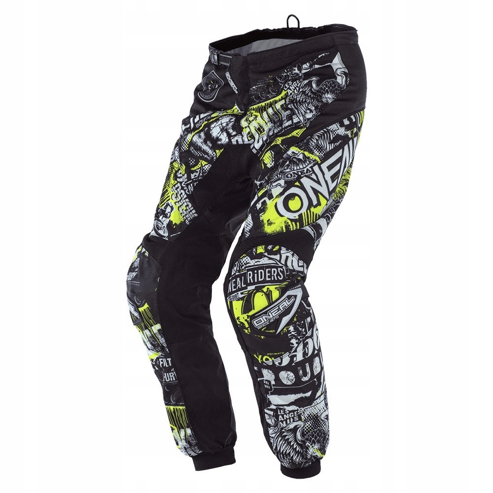 Oneal ELEMENT Spodnie ATTACK black/neon yellow 40/56