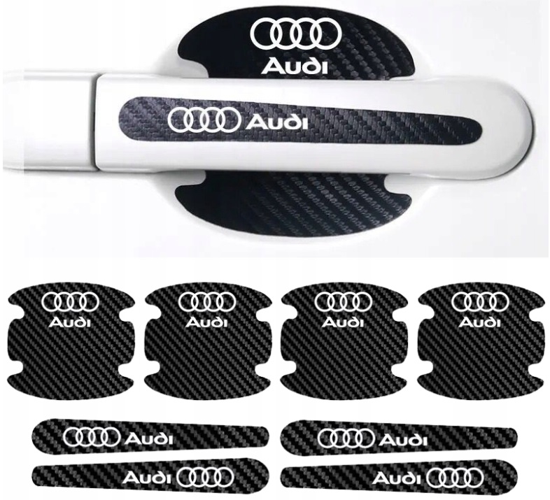 Naklejki Ochronne Na Klamki Audi A3/A4/A5/A6/A7A8/Q/S