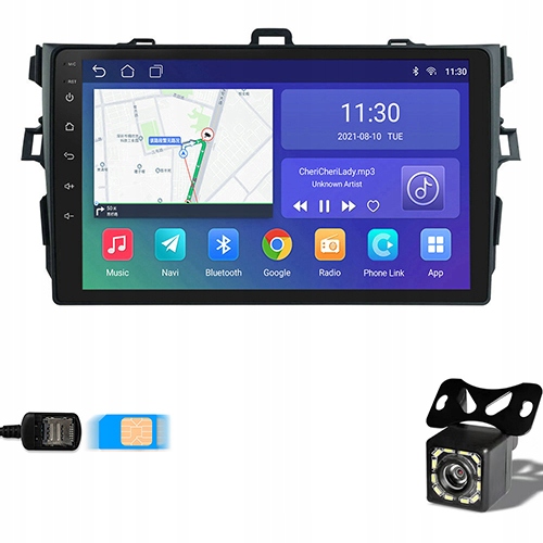 RADIO ANDROID TOYOTA COROLLA E15 2006-12 SIM 4/32G Stan opakowania oryginalne