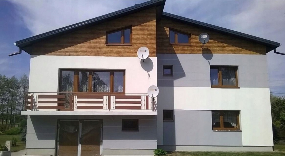 Deska Elewacyjna Elastyczna Na Elewacje Imitacja Drewna - PEŁNY SYSTEM Grubość 3 mm