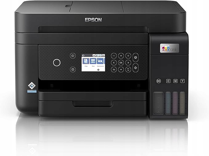 DRUKARKA WIELOFUNKCYJNA EPSON EcoTank ET-3850 WiFi ADF DOLEWANE TUSZE NOWA Marka Epson