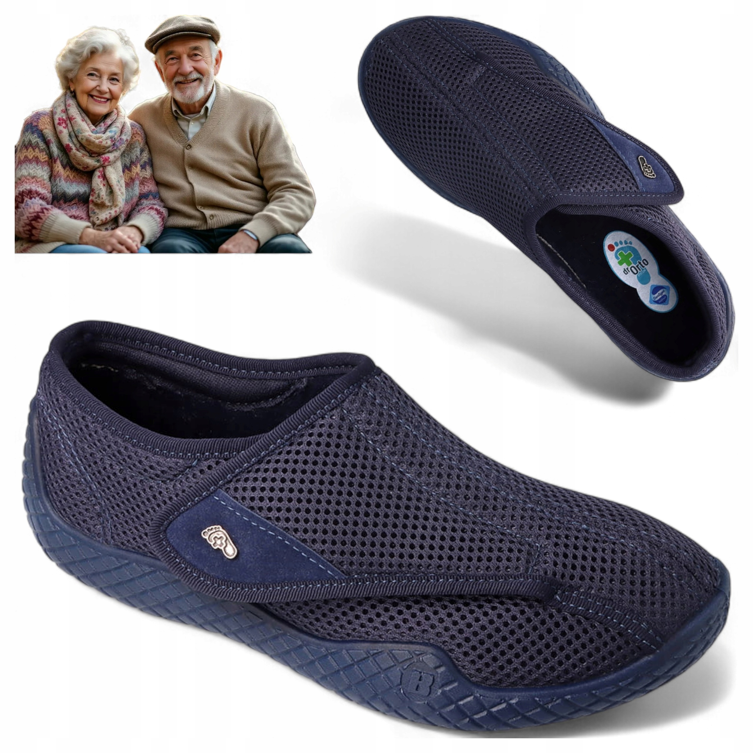 Pohodlné Ortopedické boty 41 dámské Rzep Dr Orto Pantofle Teplé Zdravotní