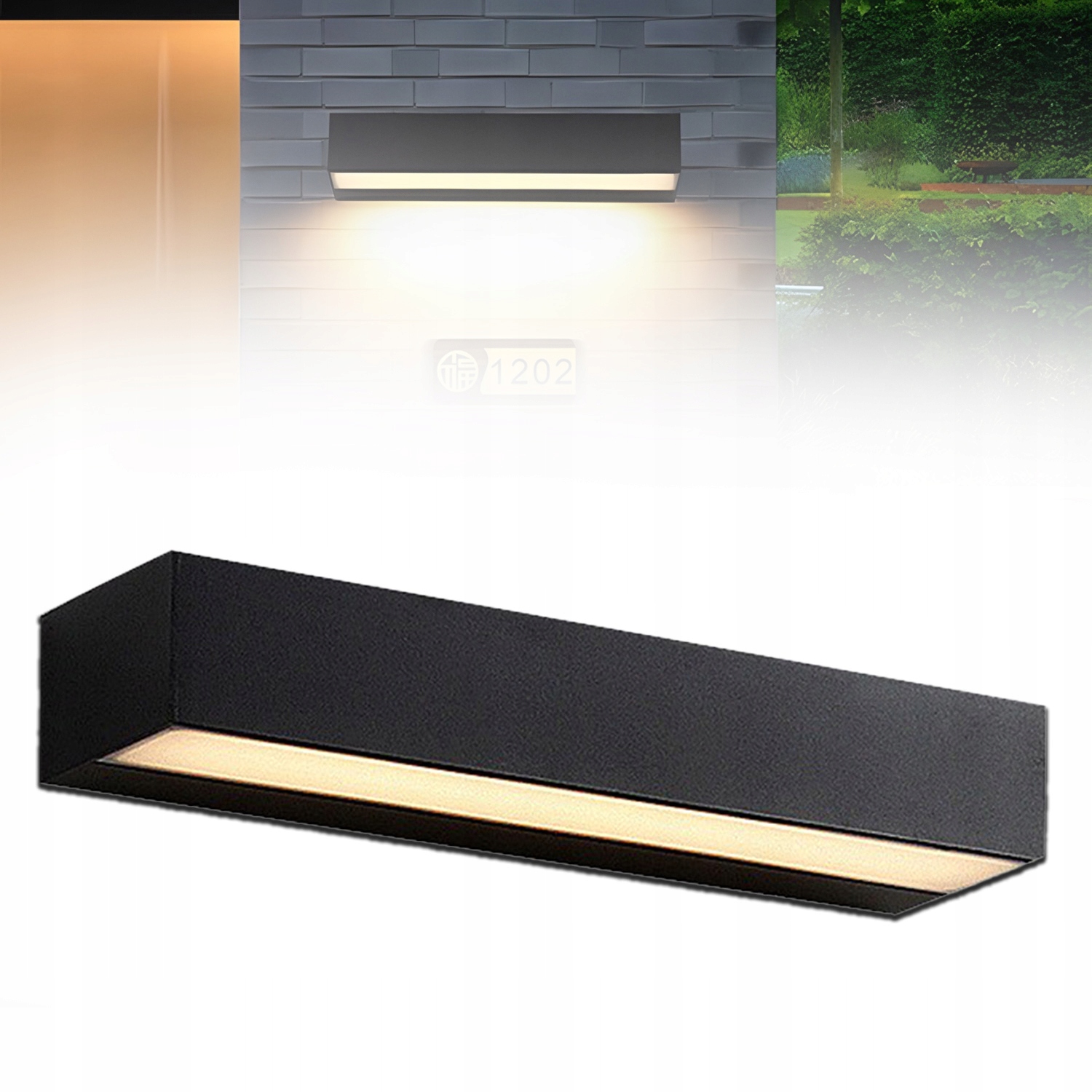 Lampa Kinkiet Led Elewacyjna Zewnętrzna Długa 30W 50 cm ciepły