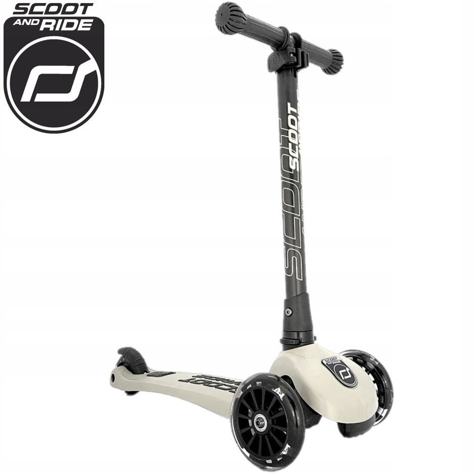Scoot And Ride Ash HULAJNOGA Highwaykick 3 Koła z LED 3L+ Składana Marka Scoot and Ride