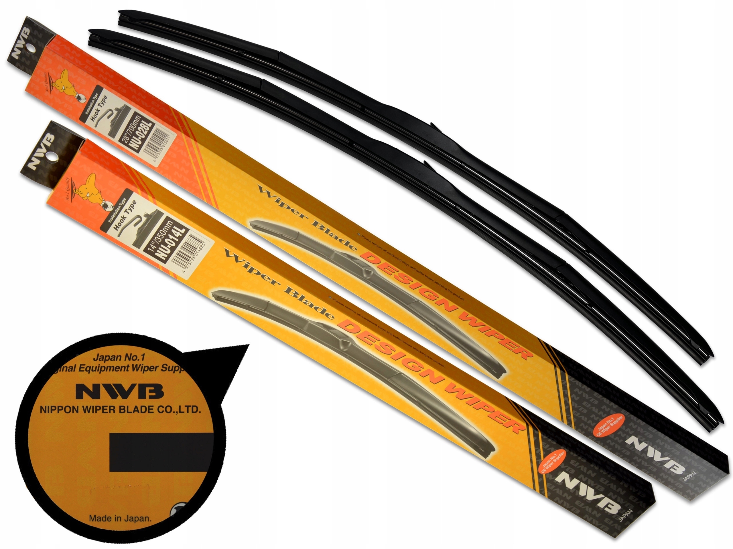 Toyota Corolla E21 19- Zestaw Wycieraczek Hybrydowych Nwb 700MM+350MM