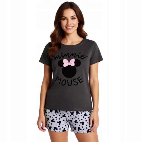 Vtipné Pyžamo Minnie Dámské Pyžamo Minnie Mouse Myška Minnie Mouse M