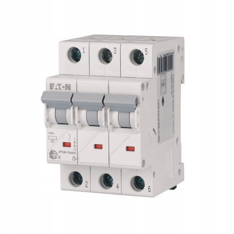 Nadproudový jistič Eaton HN-C40/3 40A 3P 6kA C 230V IP20 typ Ac 194895