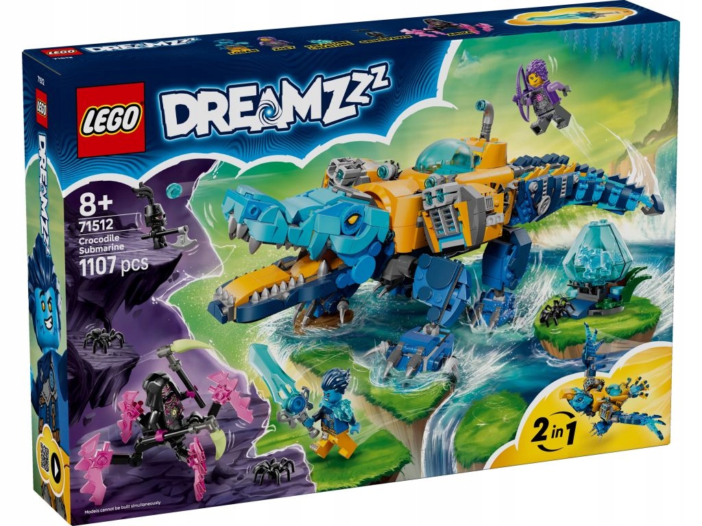 Lego 71512 DREAMZzz Krokodýlí ponorka