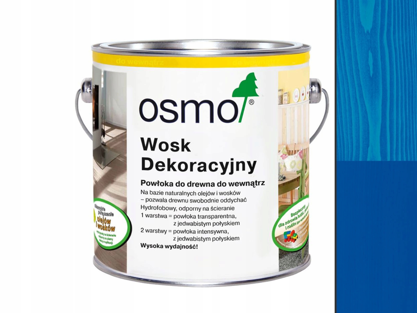 

Osmo 3125 wosk dekoracyjny Niebieski Chagall 0,125