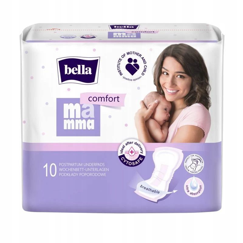 BELLA MAMMA COMFORT PODKŁADY POPORODOWE PODPASKI Kod producenta 5900516601270
