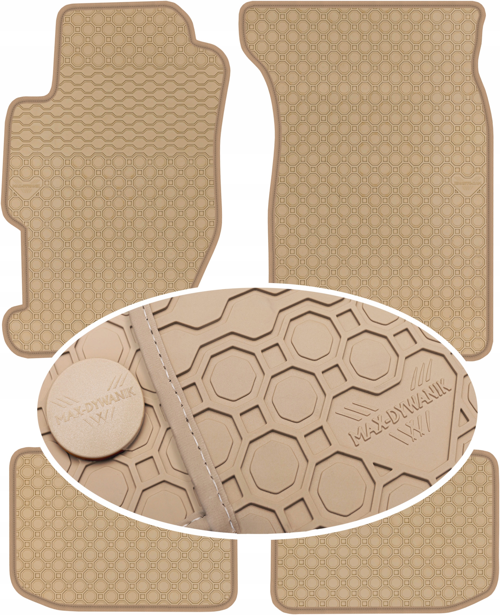 Honda Accord VI Coupe 1998-2002 Gumové rohože PrimeLiner