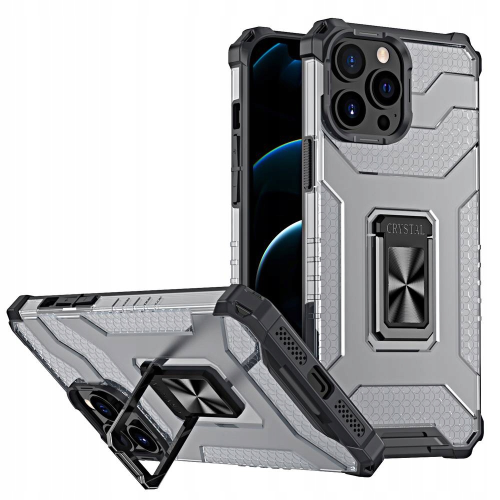 Crystal Ring Case pancerne hybrydowe etui do iPhone 12 Pro