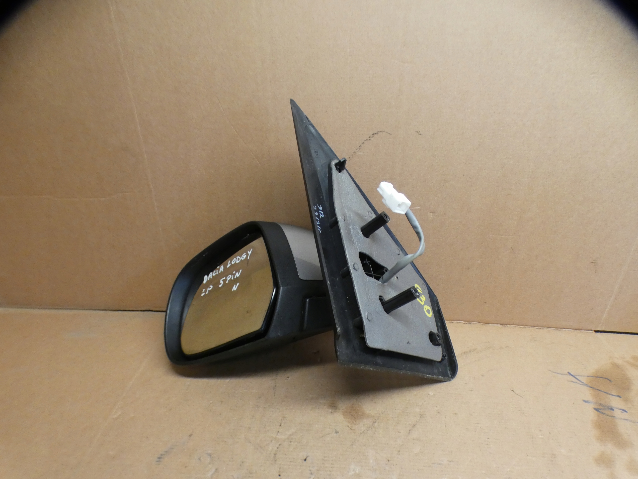 Dacia DOKKER LODGY mirror left driver´s 5 PIN 12893080 original