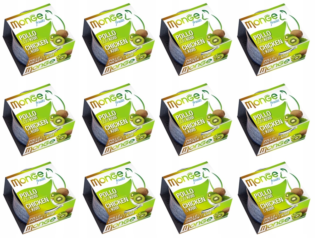 Levně Monge Fruit Kuře s kiwi 12 x 80 g
