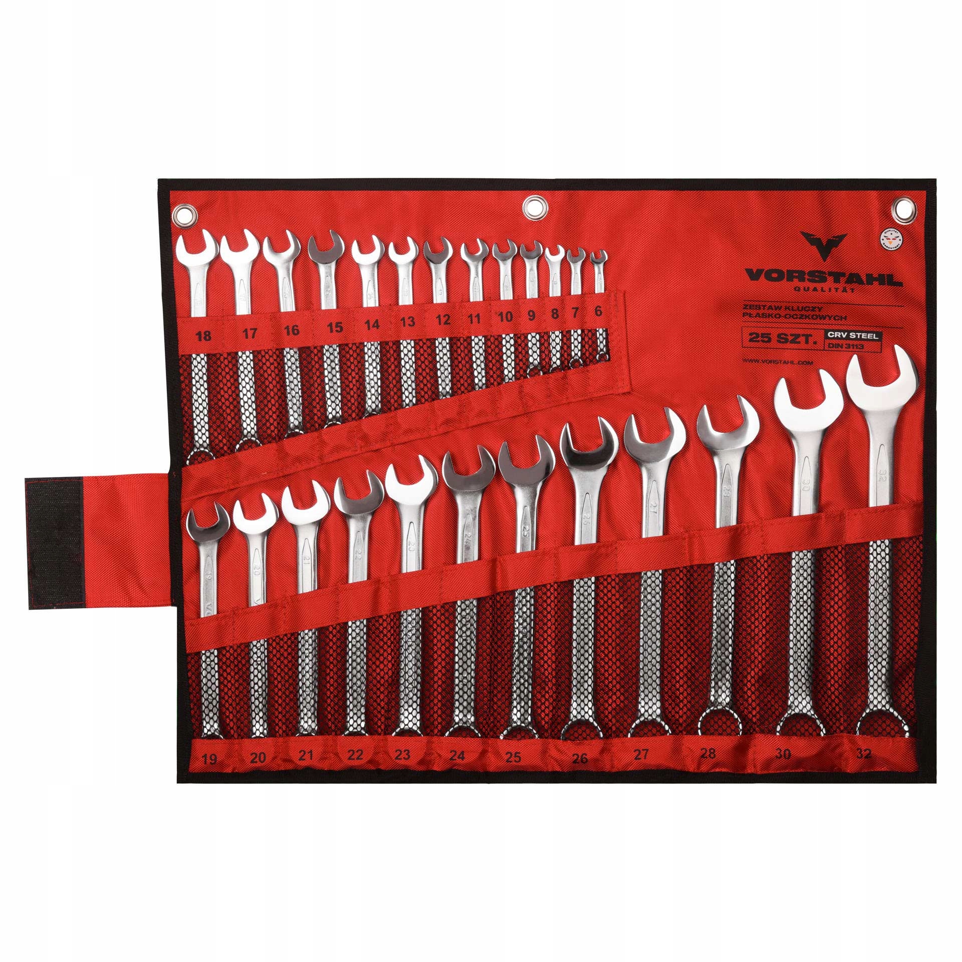 Sada Očkoplochých Kľúčov CrV Steel 6-32MM Kpl. 25KS Vorstahl