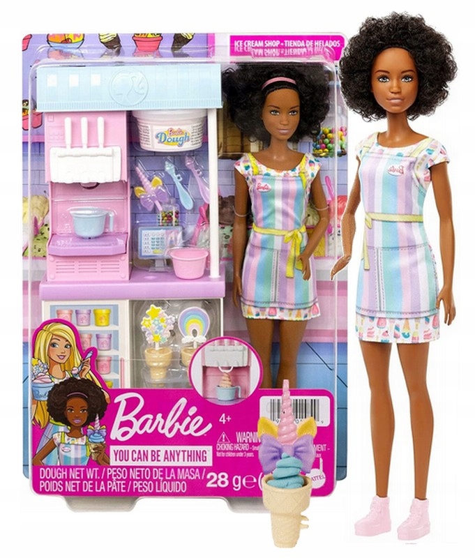 

Lalka Barbie Zestaw Lodziarnia zestaw z lalka